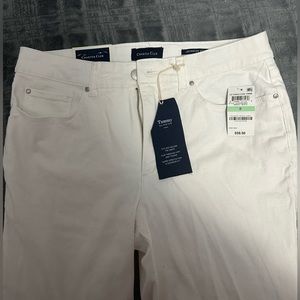 white straight jeans